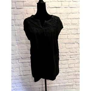 Daniel Rain Classic Black Shirt with Top Filigree Detail